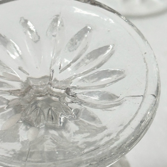 Anchor Hocking WEXFORD Water Wine Goblets Glass Clear Holiday Vintage Set of 5 - Picture 5 of 8